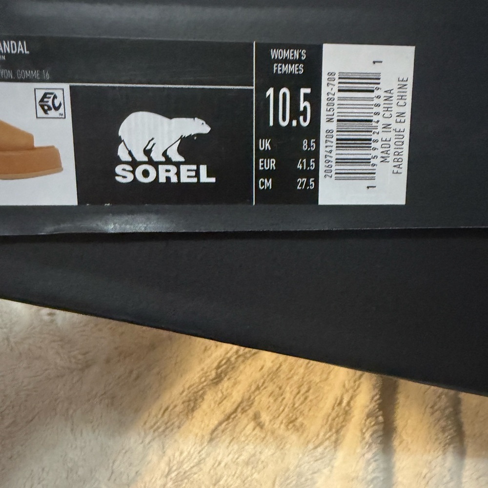 Sorel Women's Dayspring™ Slide Sandal, Canyon Gold, Gum, 10.5- New in Box - Picture 14 of 14